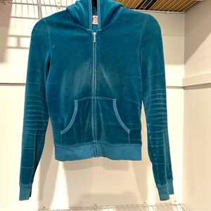 Juicy Couture Women’s Plush Velour Tracksuit  Hoodie - Used Condition